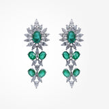 Emerald Cascade Earring